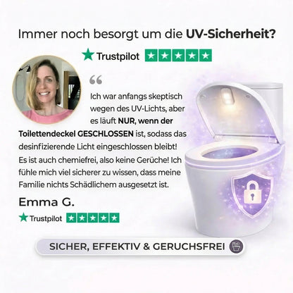 Selbstreinigender UV-Toilettenreiniger mit Nachtlicht